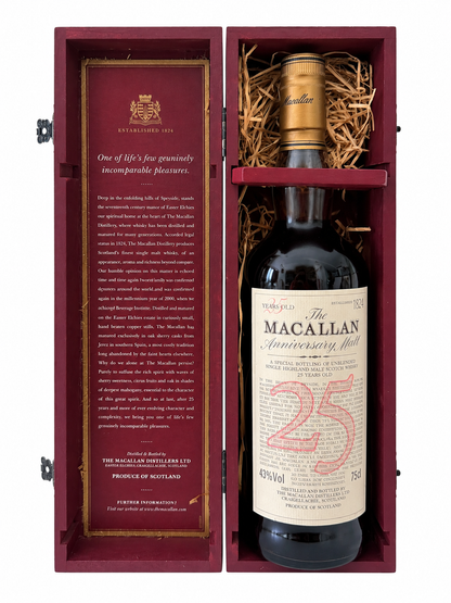 The Macallan 25 Year Old Anniversary Malt (Early 2000s Bottling)
