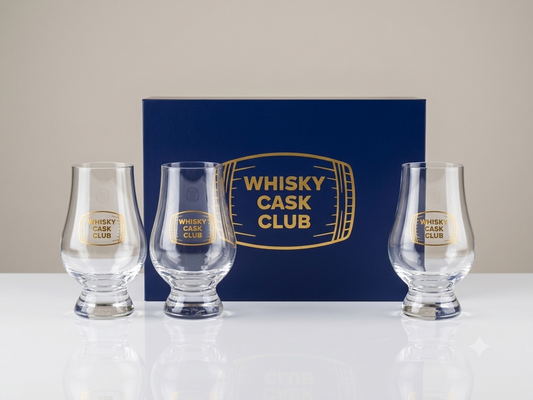 Whisky Cask Club Glencairn Tasting Glasses – Premium Set of 6 with Luxury Gift Box