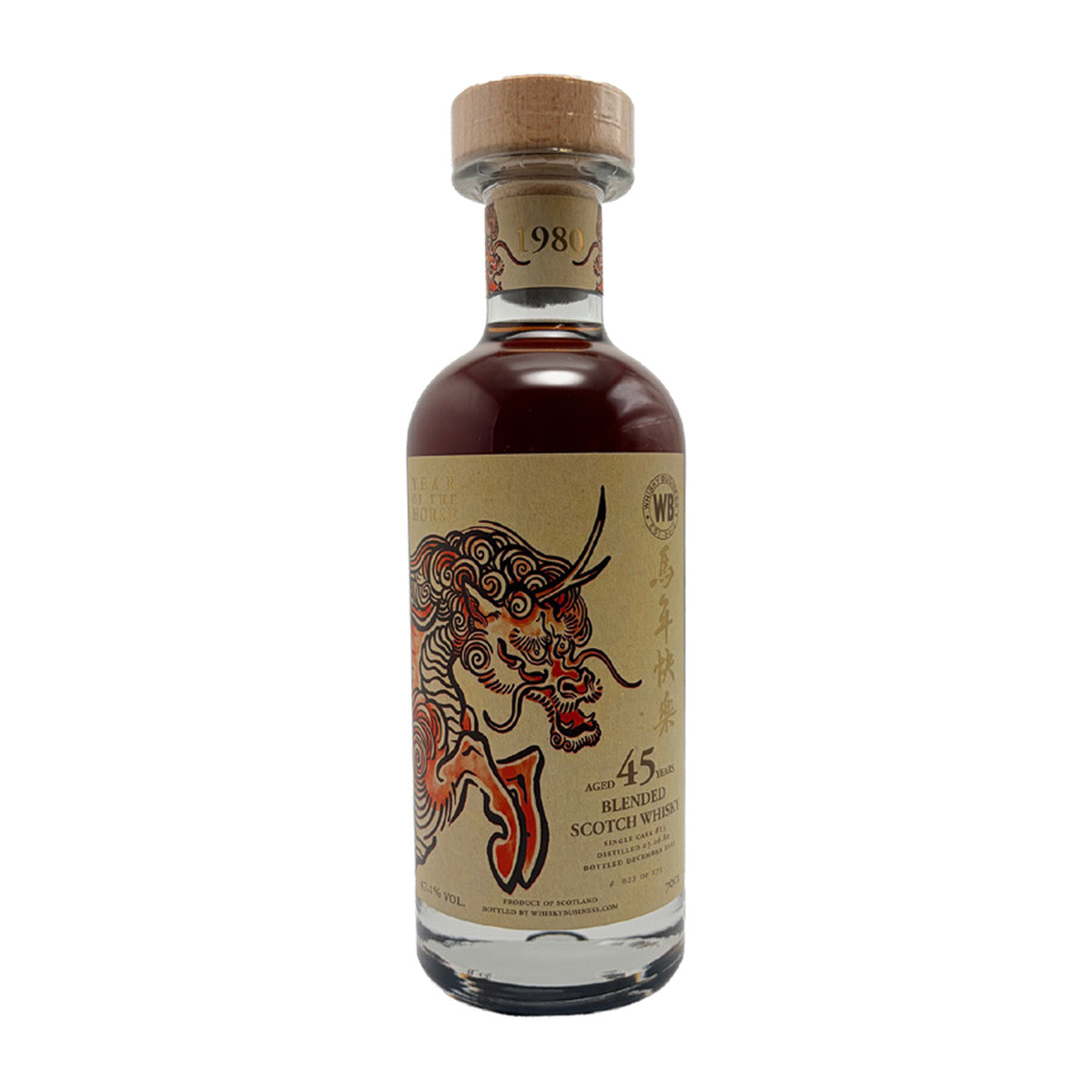 Whisky Business 1980 45 Year Old Blended Scotch Whisky bottle