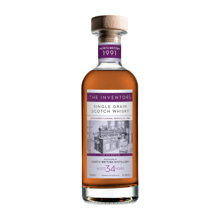 North British 1991 34 Year Old Single Grain Scotch Whisky